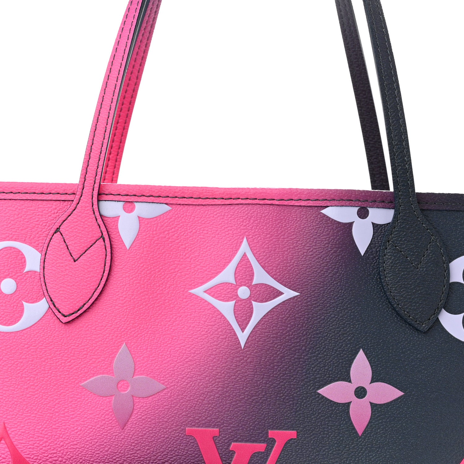 Louis Vuitton Monogram Giant Spring In The City Neverfull MM Midnight Fuchsia 7 of 9
