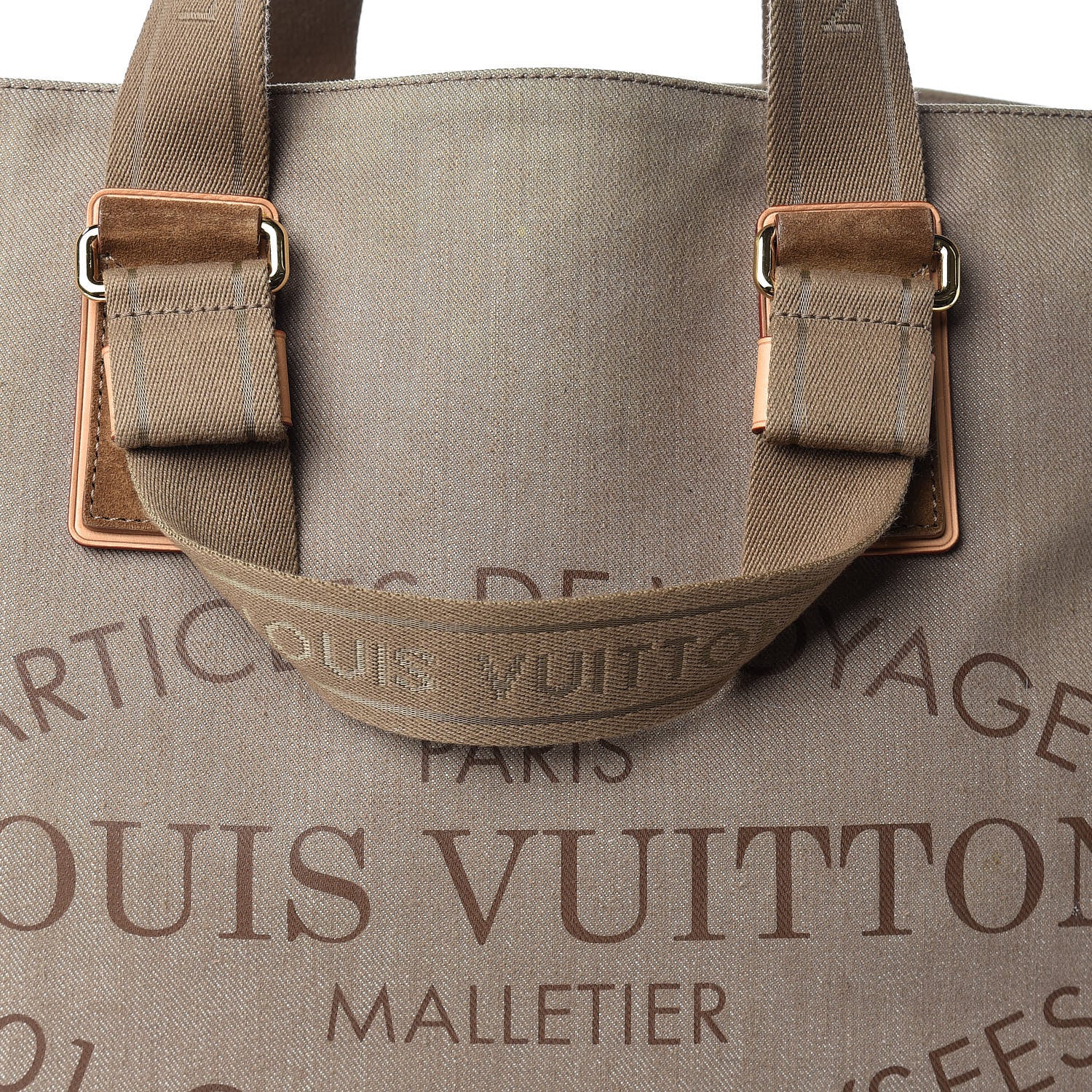 Louis Vuitton Denim Articles de Voyage Cabas GM Beige 8 of 14
