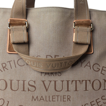 Louis Vuitton Denim Articles de Voyage Cabas GM Beige 8 of 14