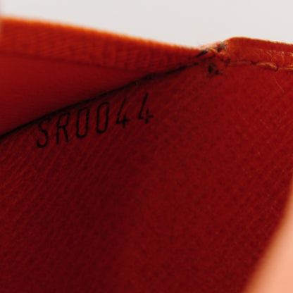 Louis Vuitton Epi Porte-Monnaie Billets Tresor Wallet Mandarine 6 of 8