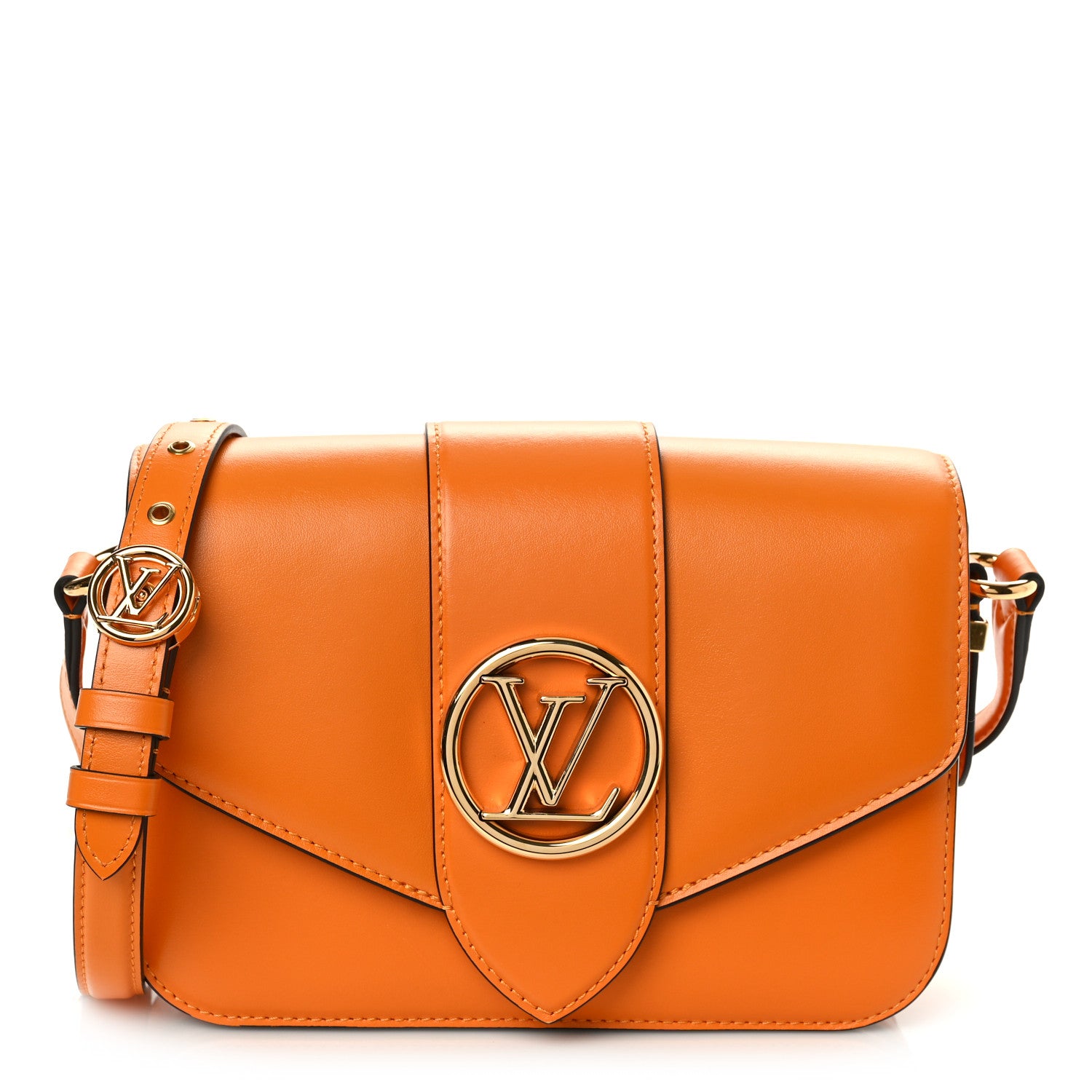 Louis Vuitton Smooth Calfskin LV Pont 9 Summer Gold 1 of 10