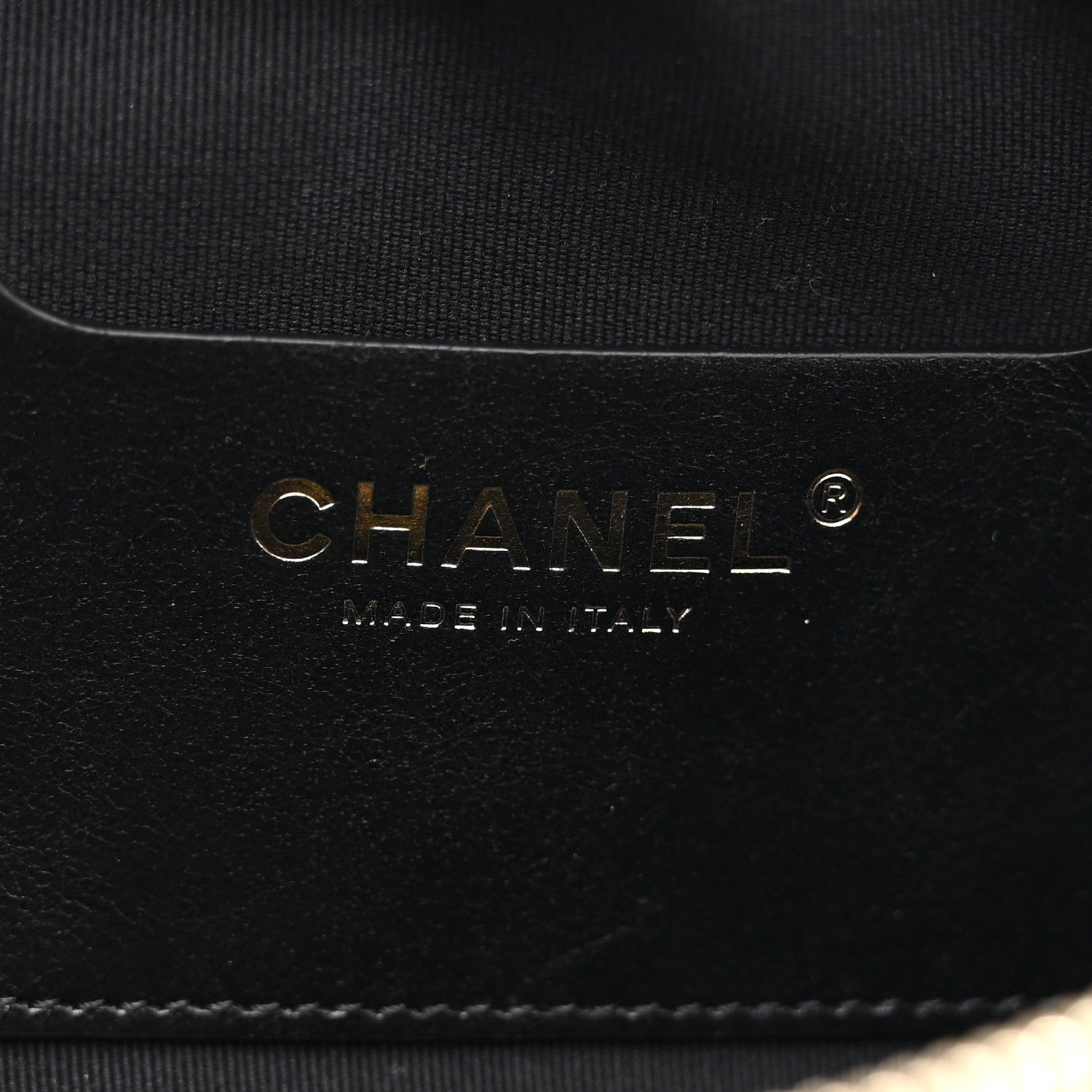 Chanel Shiny Aged Calfskin Quilted CC Pockets Jacket Waist Belt Bag Black 6 of 10