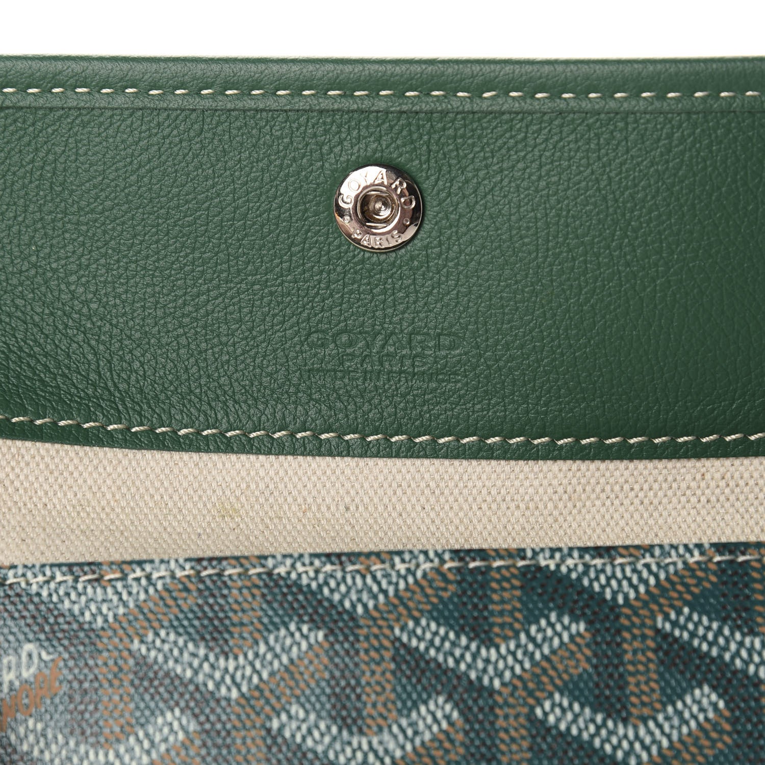 Goyard Goyardine Saint Louis PM Green 8 of 9