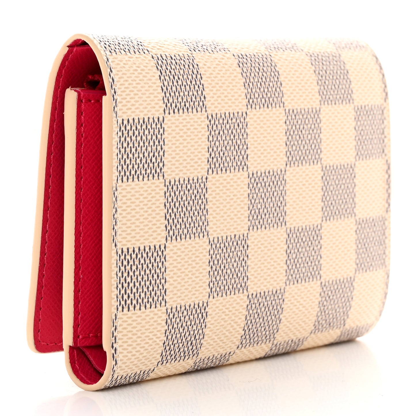 Damier Azur 2021 Christmas Animation Hollywood Victorine Wallet Fuchsia
