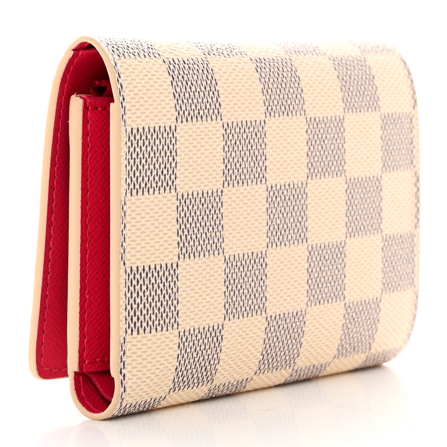 Louis Vuitton Damier Azur 2021 Christmas Animation Hollywood Victorine Wallet Fuchsia 3 of 10