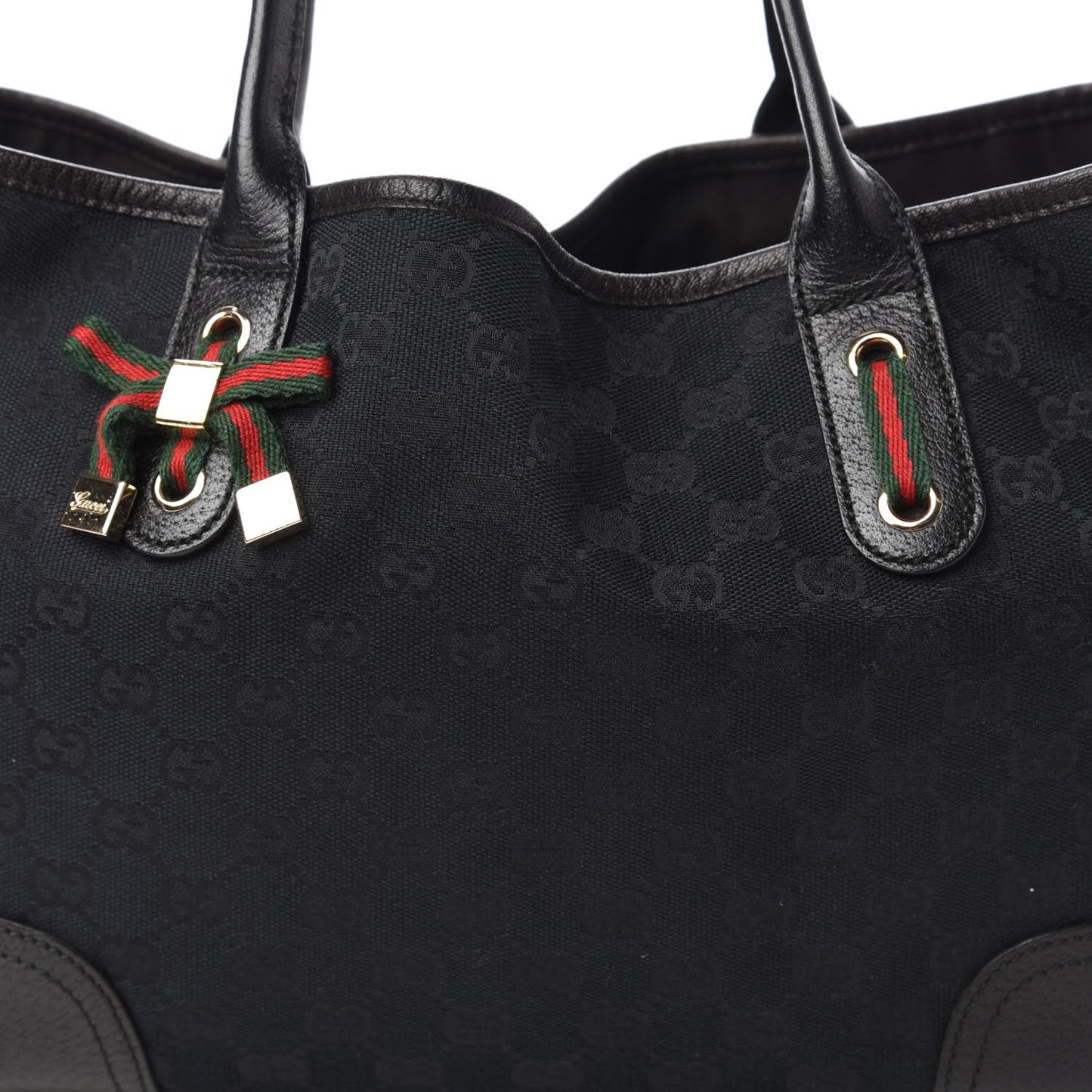 Monogram Medium Princy Tote Black