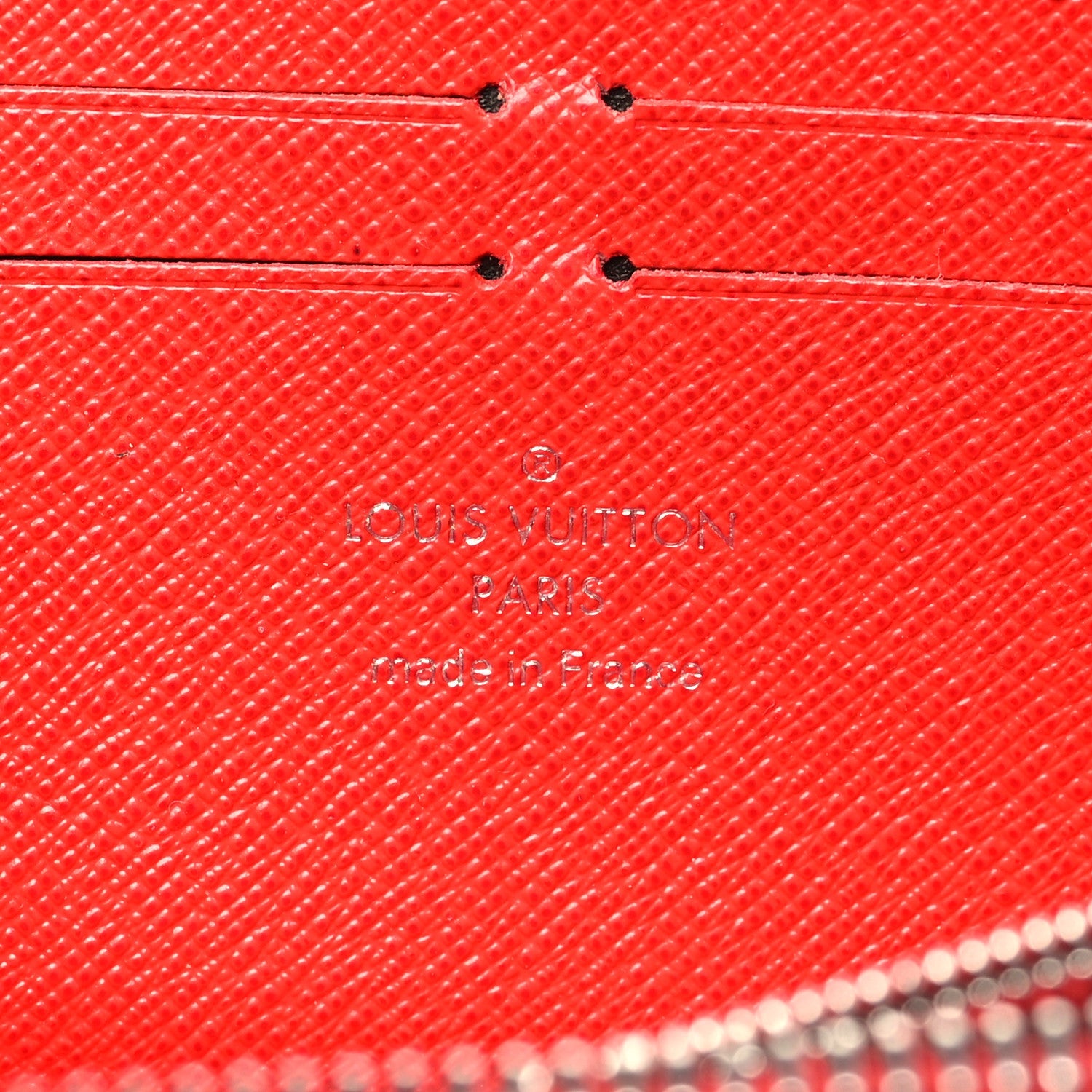 Louis Vuitton Epi Zippy Wallet Rouge 6 of 11