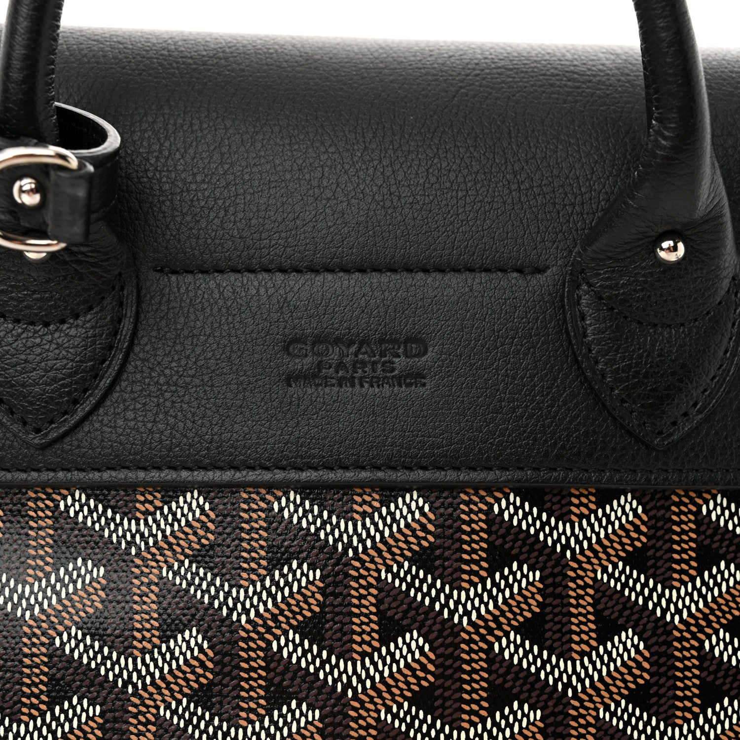 Goyard Goyardine Calfskin Mini Alpin Backpack Black 7 of 10