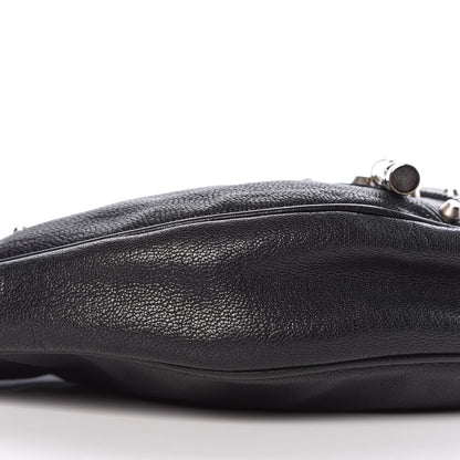 Versace Calfskin Mini Hobo Black 7 of 8