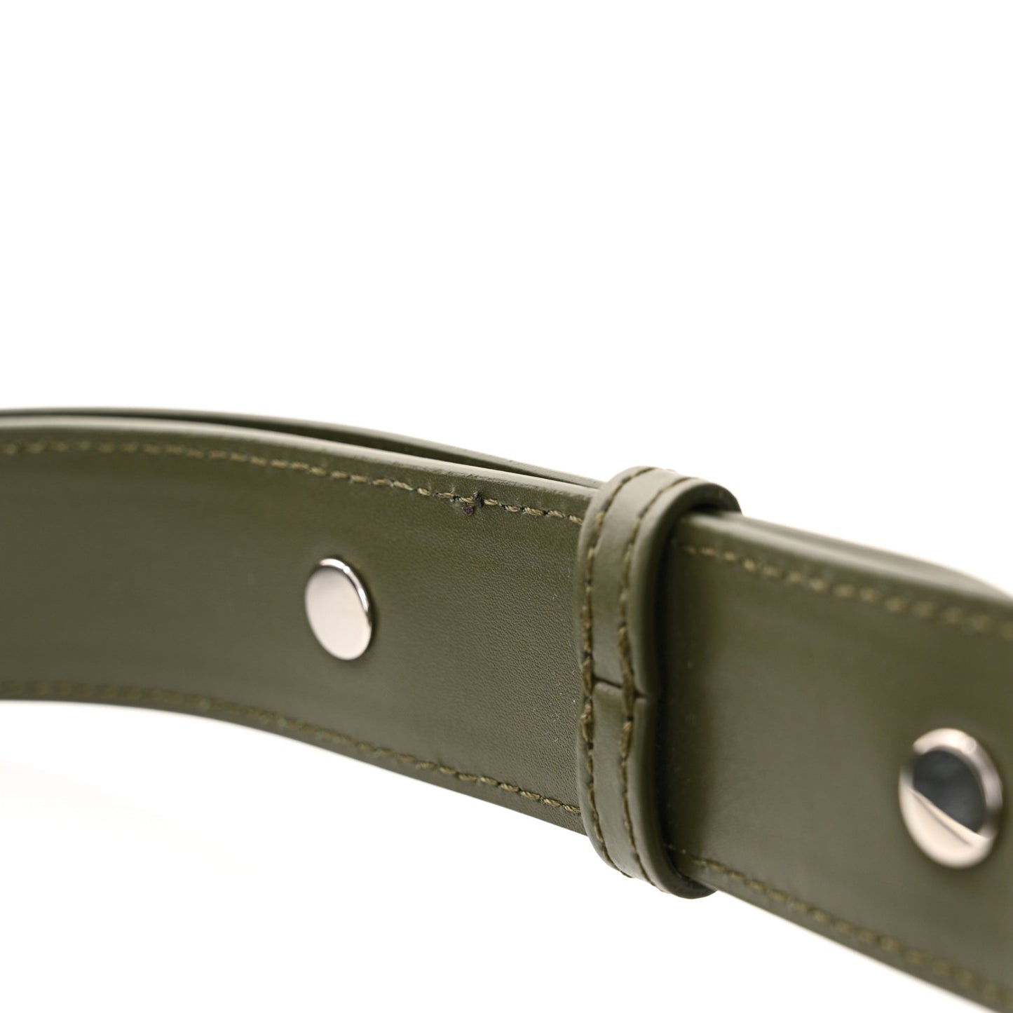 Calfskin Skull Crossbody Bag Khaki Green
