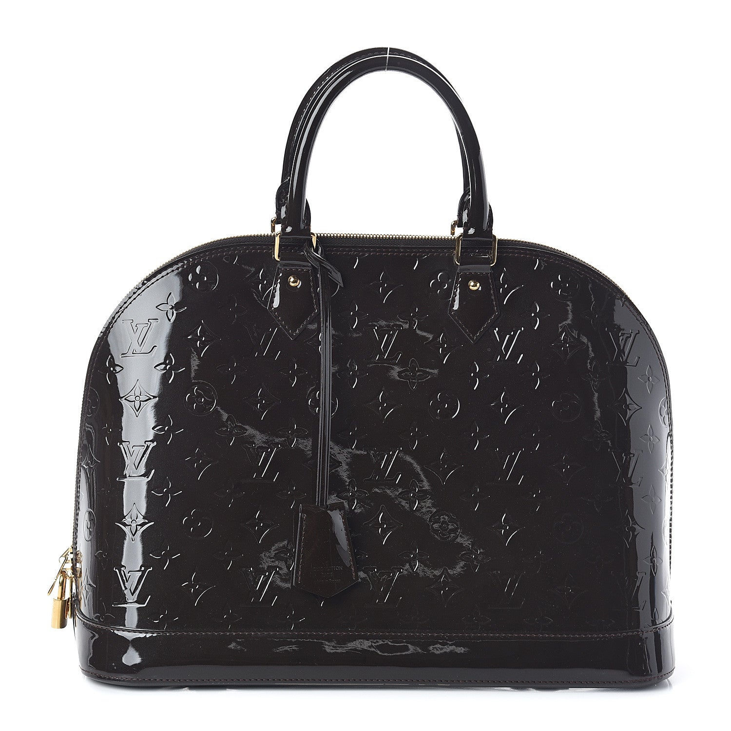Louis Vuitton Vernis Alma GM Terre D'Ombre 1 of 8