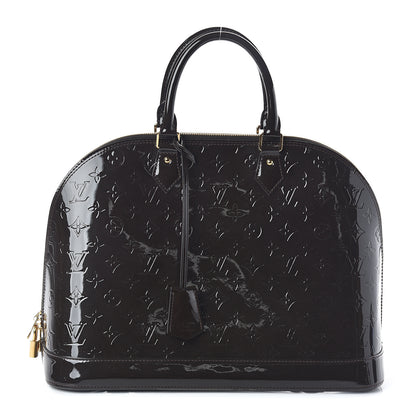 Louis Vuitton Vernis Alma GM Terre D'Ombre 1 of 8
