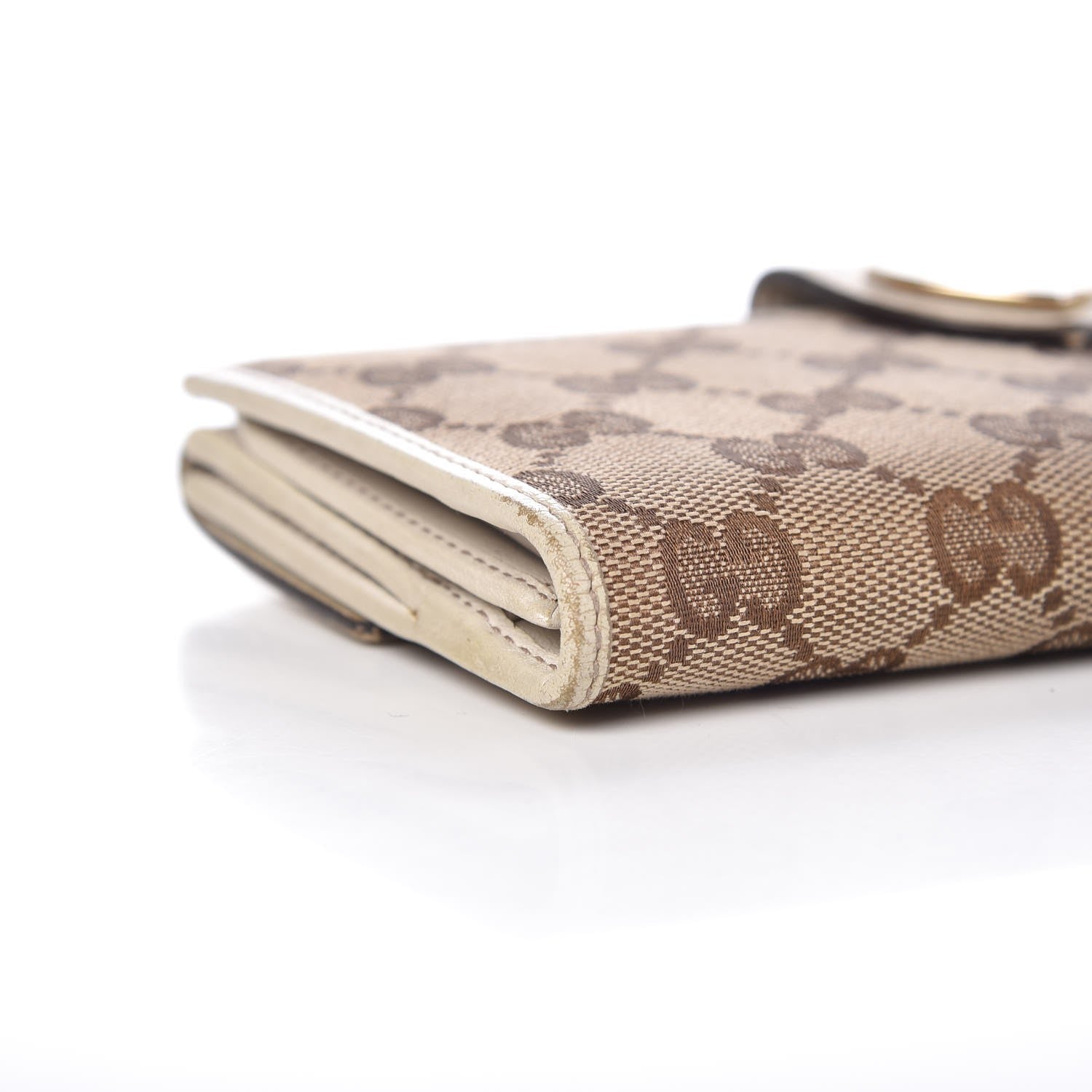 Gucci Monogram Heart Continental Wallet Off White 13 of 18