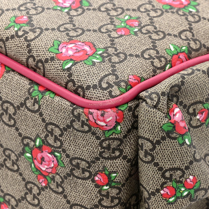 Gucci GG Supreme Monogram Rose Bud Diaper Bag Pink 15 of 16