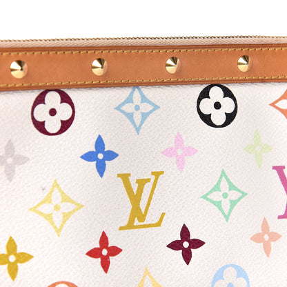 Louis Vuitton Monogram Multicolor Pochette Accessories White 8 of 9