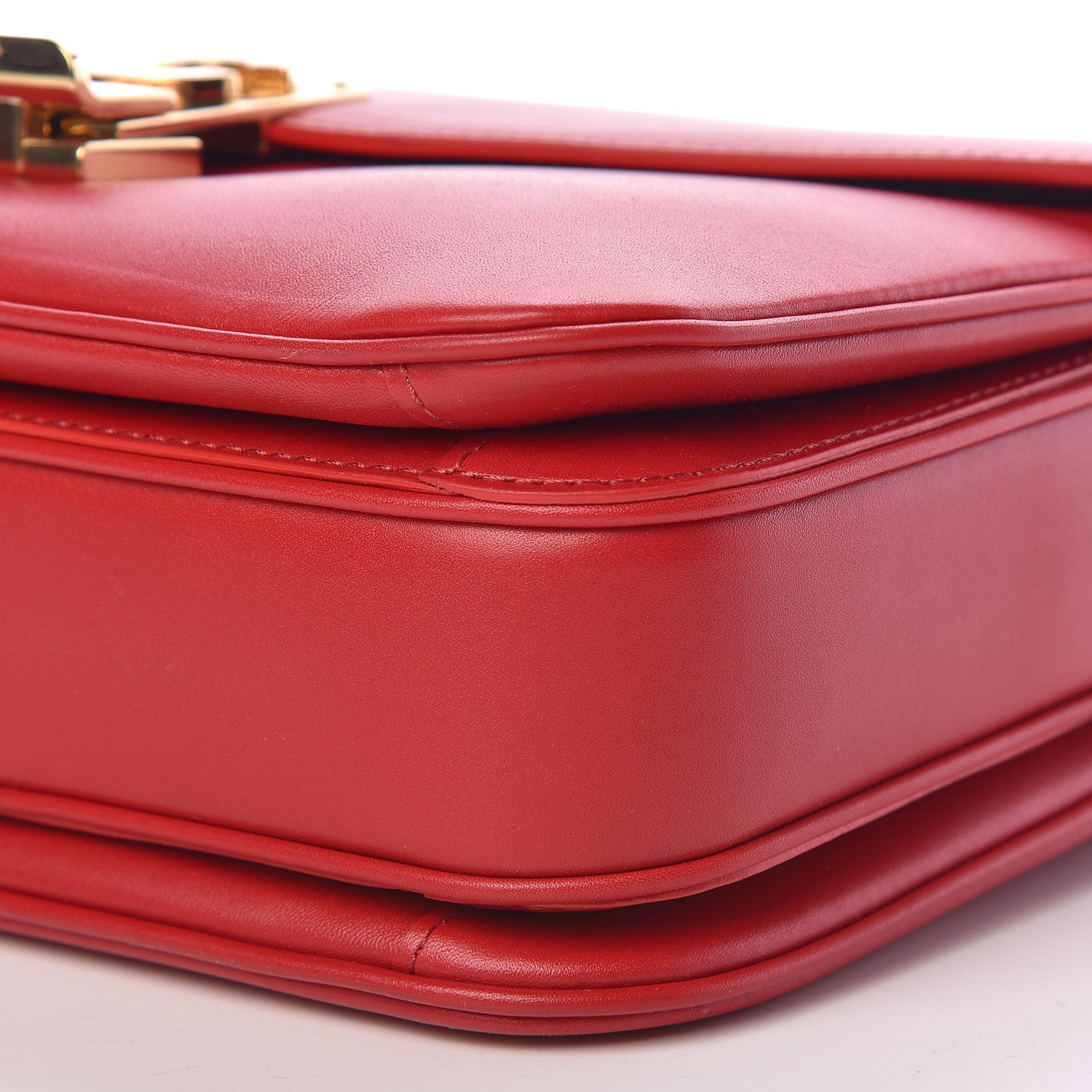 Celine Shiny Calfskin Medium C Bag Red 10 of 10