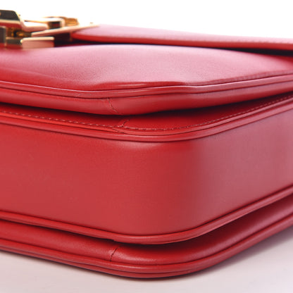 Celine Shiny Calfskin Medium C Bag Red 10 of 10