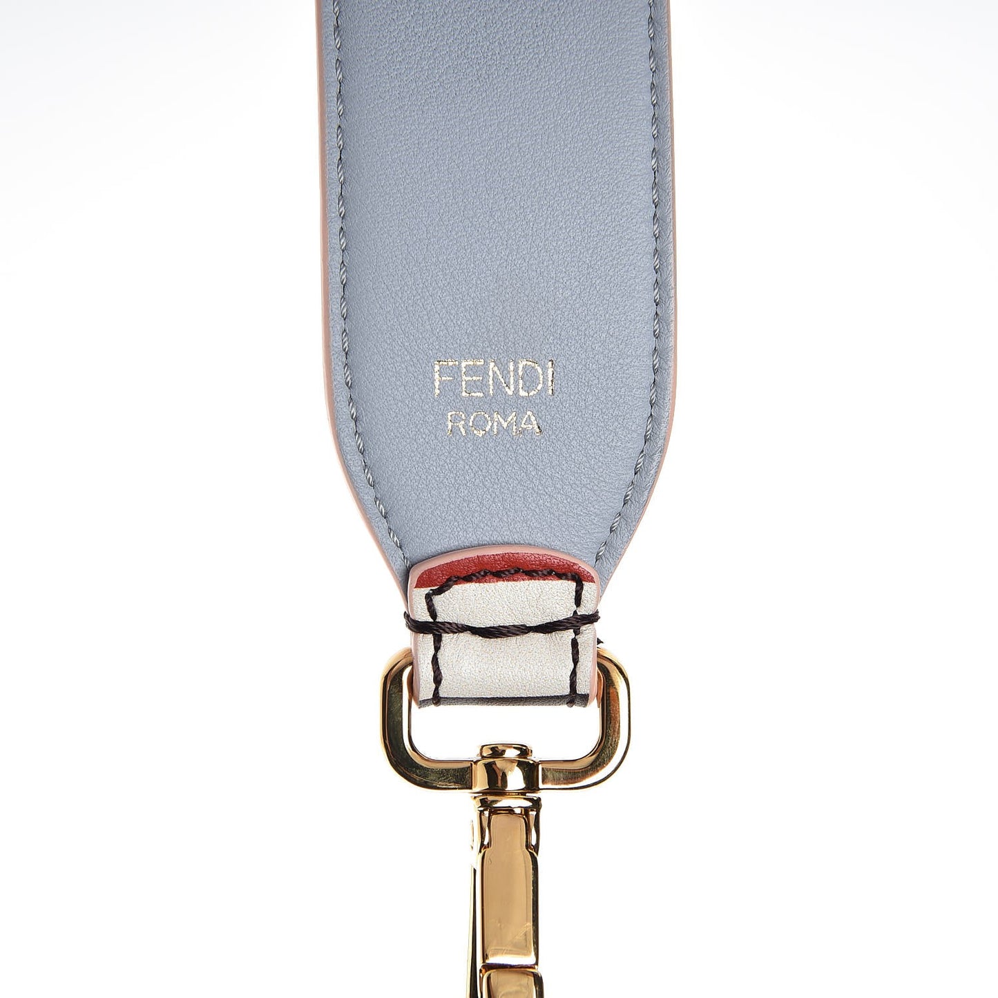 Calfskin Mink Fur Striped Hypnoteyes Strap You White Bloody Mary Multicolor