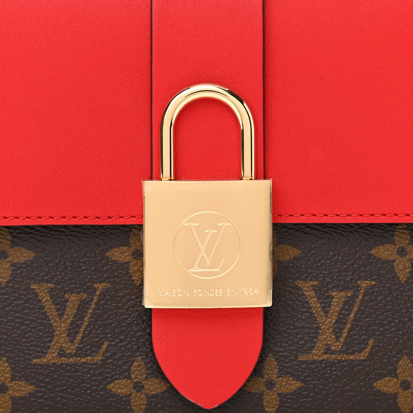 Monogram Locky BB Coquelicot