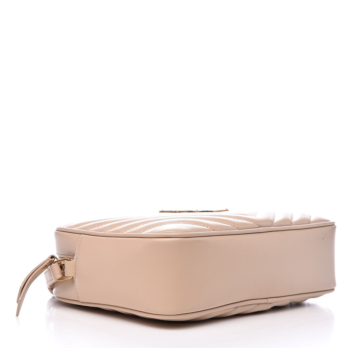 Calfskin Matelasse Monogram Lou Camera Bag Nude Powder
