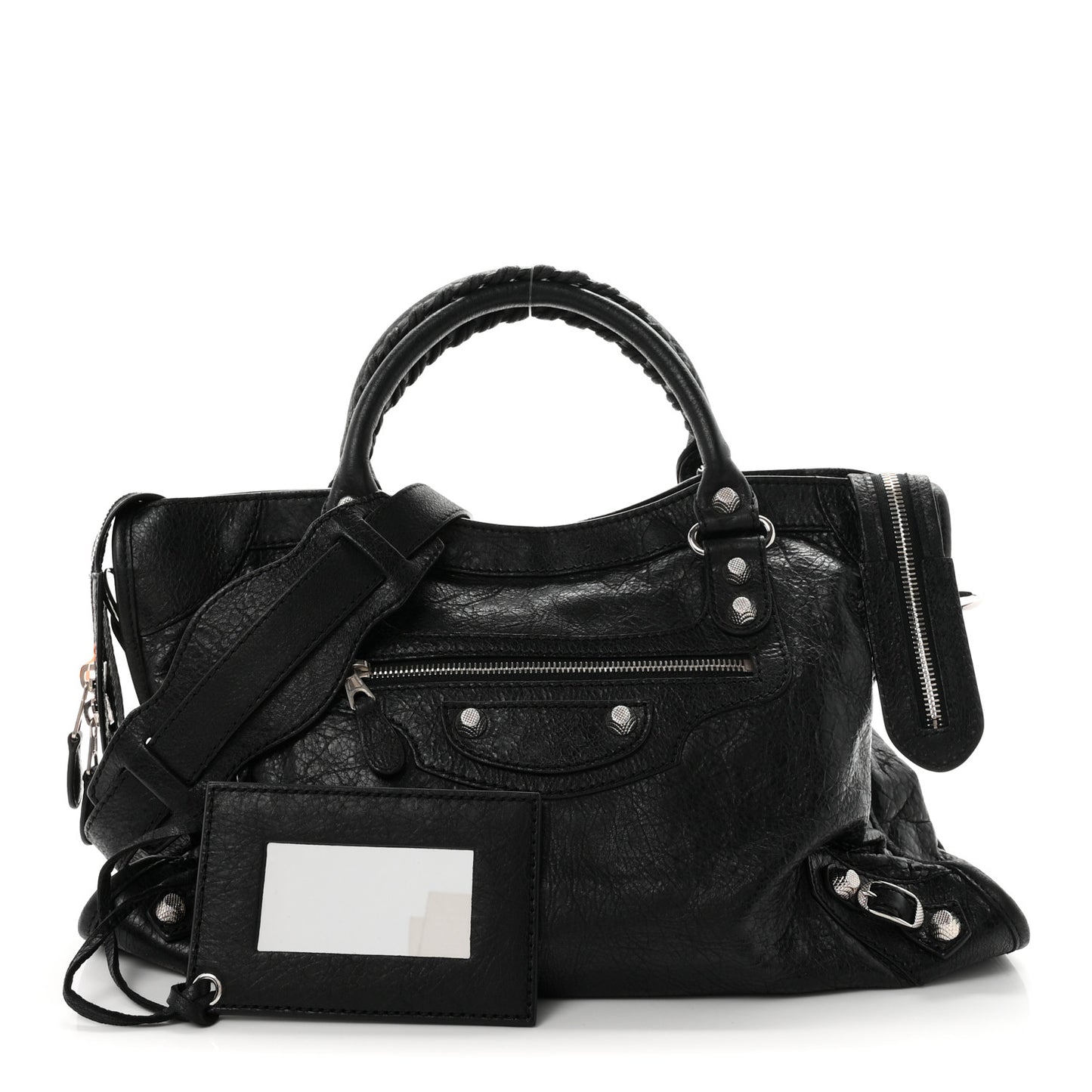 Agneau Giant 12 Silver Hardware City Black