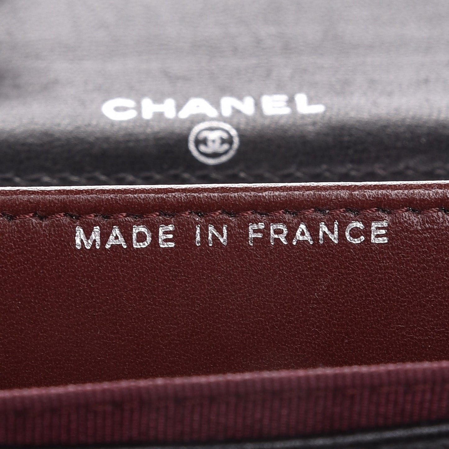 Lambskin Quilted Flap Card Holder Wallet Black