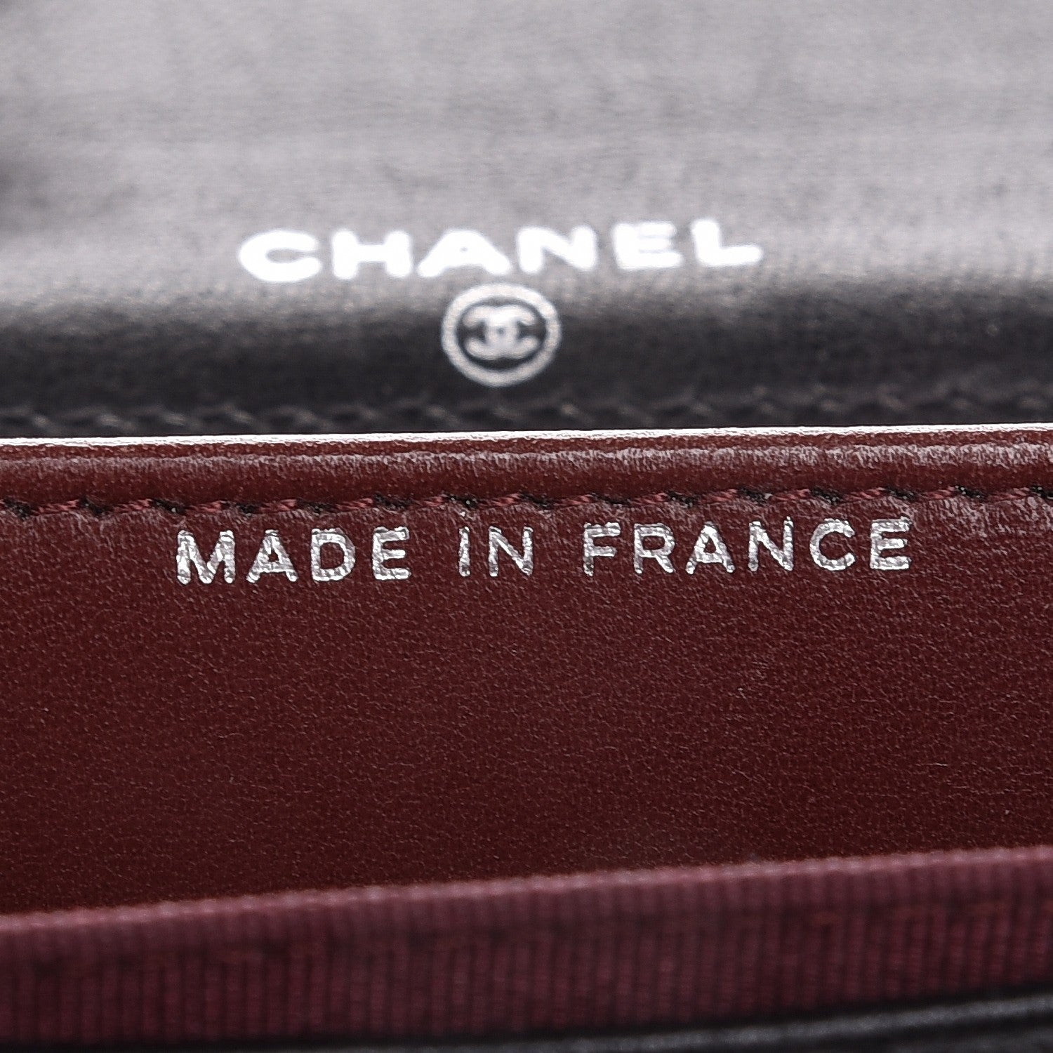 Chanel Lambskin Quilted Flap Card Holder Wallet Black 6 of 8