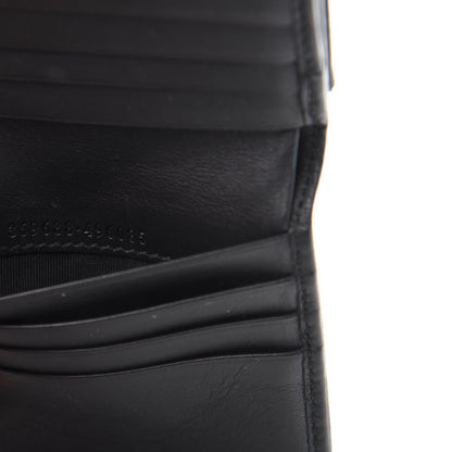 Gucci Calfskin Swarovski Crystal Mini GG Sparkling French Flap Wallet Black 9 of 12