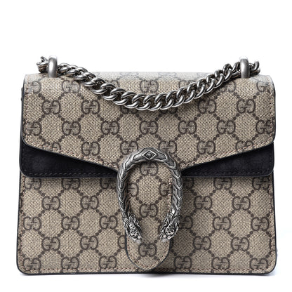 Gucci GG Supreme Monogram Mini Dionysus Shoulder Bag Black 1 of 9