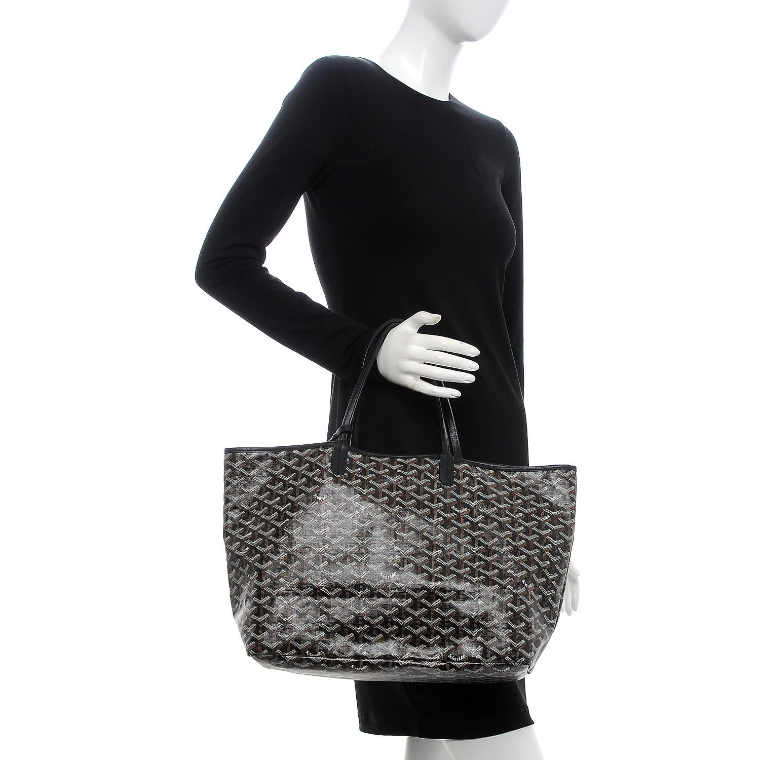 Goyard Goyardine Saint Louis PM Black 2 of 10