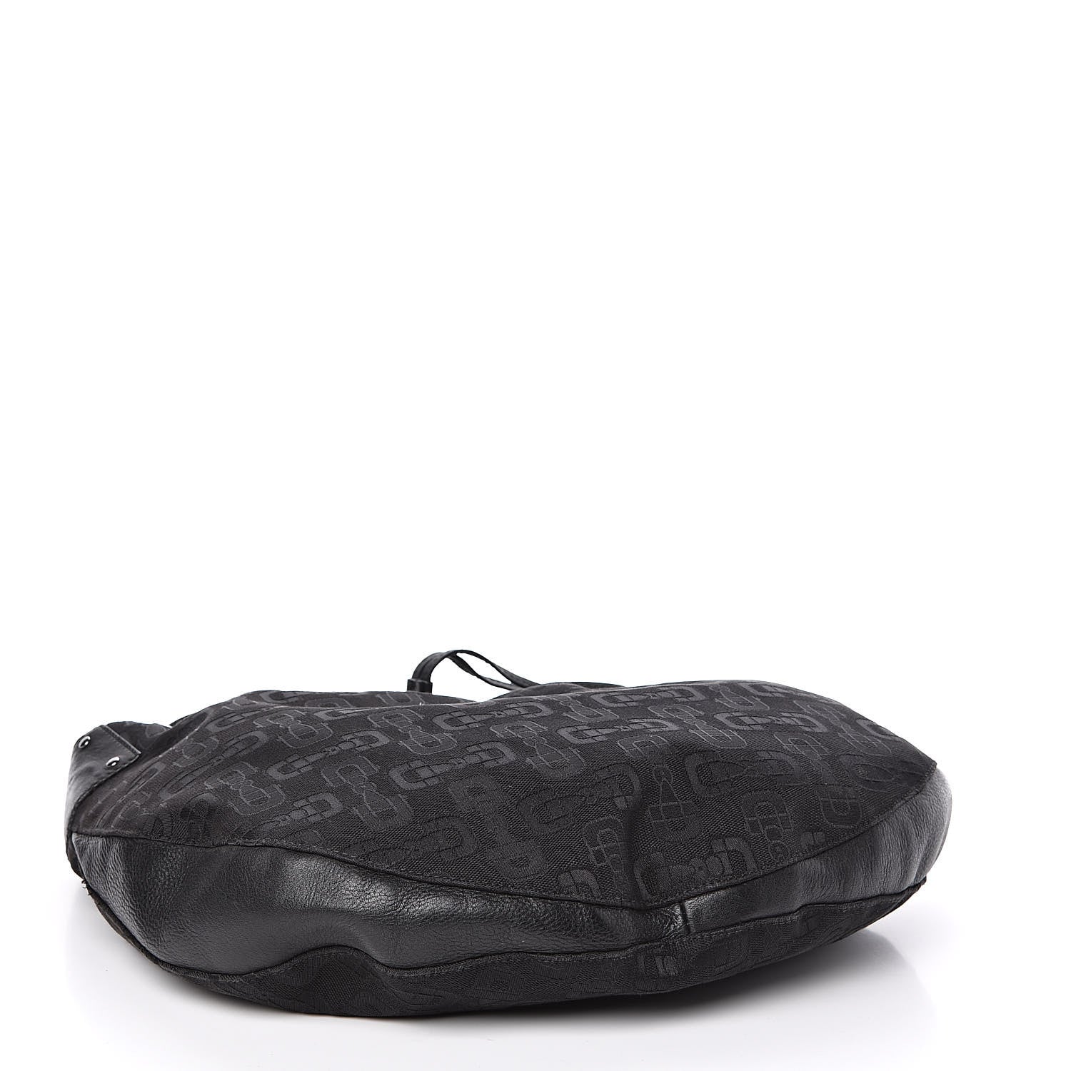 Gucci Horsebit Print Hobo Black 4 of 10