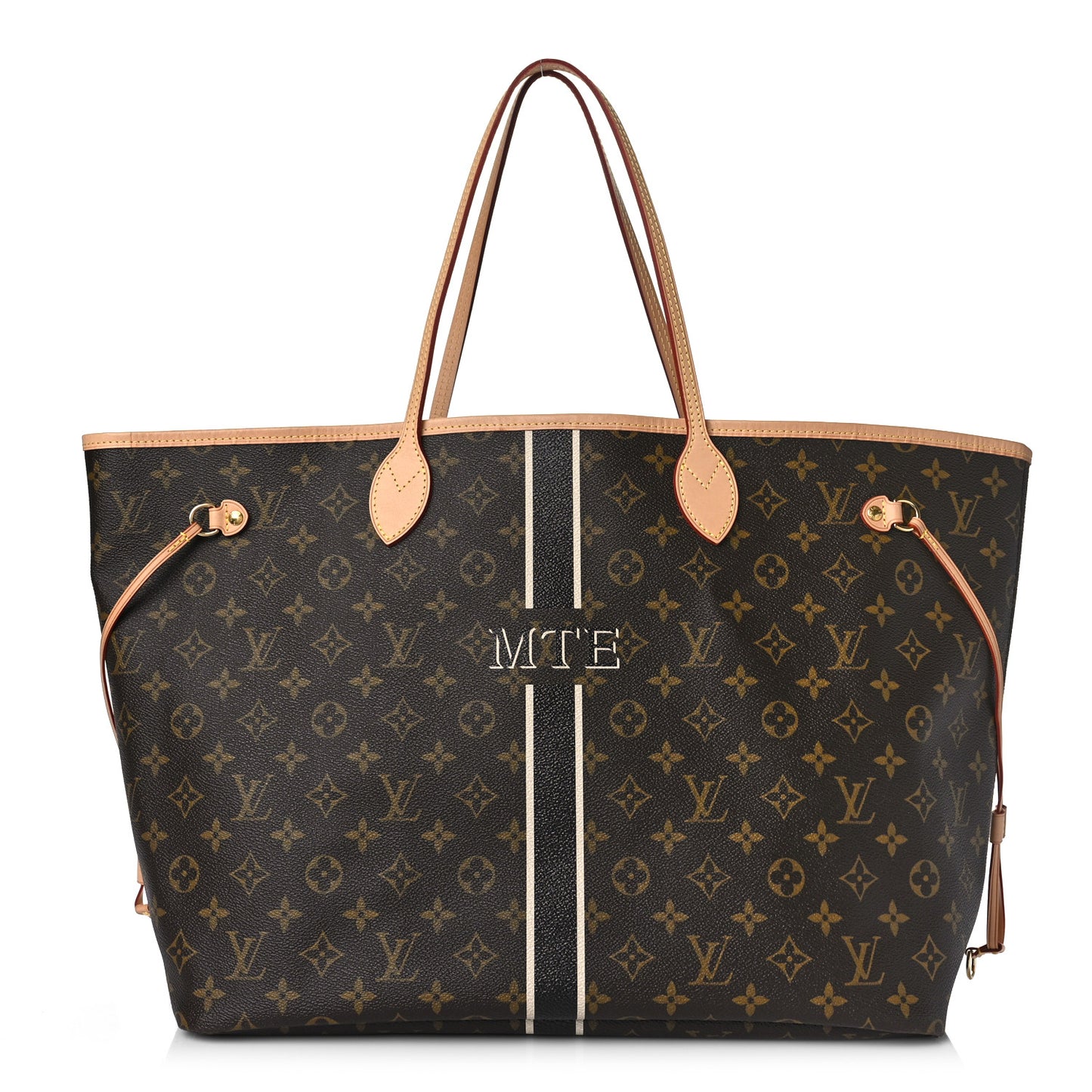 Monogram My LV Heritage Neverfull GM Black White