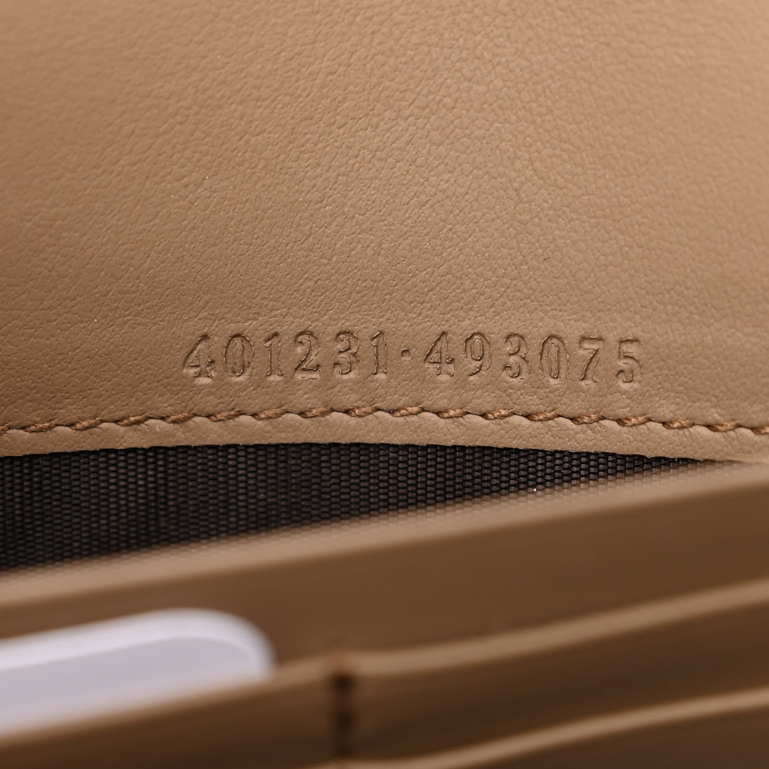 Gucci GG Supreme Monogram Mini Dionysus Chain Wallet Beige Taupe 7 of 10