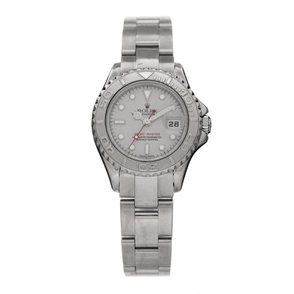 Rolex Stainless Steel Platinum 29mm Yacht-Master Watch Silver 169622 1 of 5