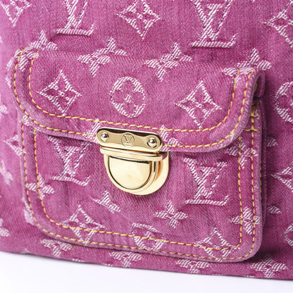 Louis Vuitton Denim Baggy GM Fuchsia 9 of 9