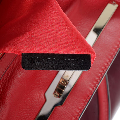 Valentino Garavani Leather Top Handle Tote Scarlet 7 of 9