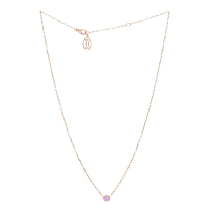 Cartier 18K Pink Gold Pink Sapphire D'Amour Pendant Necklace 2 of 5