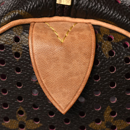 Louis Vuitton Monogram Perforated Speedy 30 Fuchsia 10 of 10