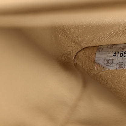Chanel Lambskin Quilted Medium Double Flap Beige 7 of 15