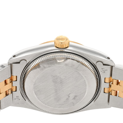 Rolex Stainless Steel 18K Yellow Gold 31mm Oyster Perpetual Datejust Watch White Roman 68273 4 of 4