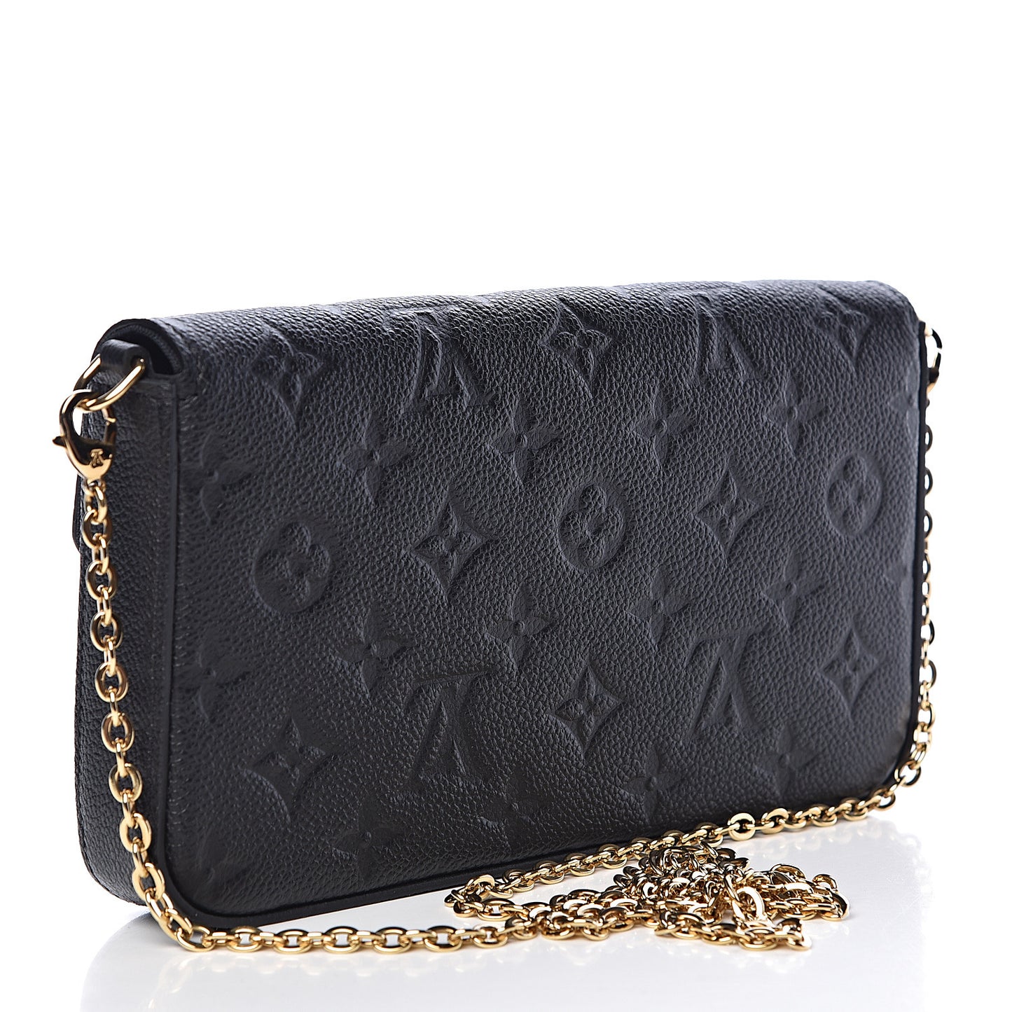 Empreinte Pochette Felicie Chain Wallet Black