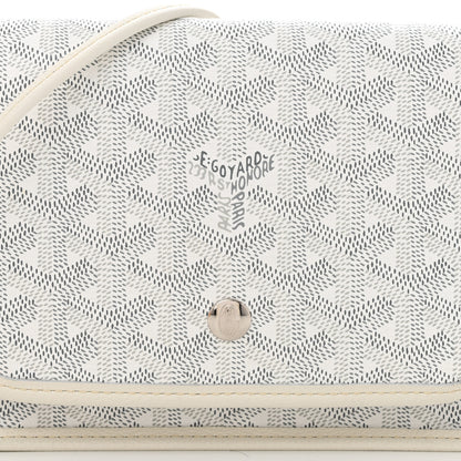 Goyard Goyardine Plumet Wallet Clutch White 7 of 9