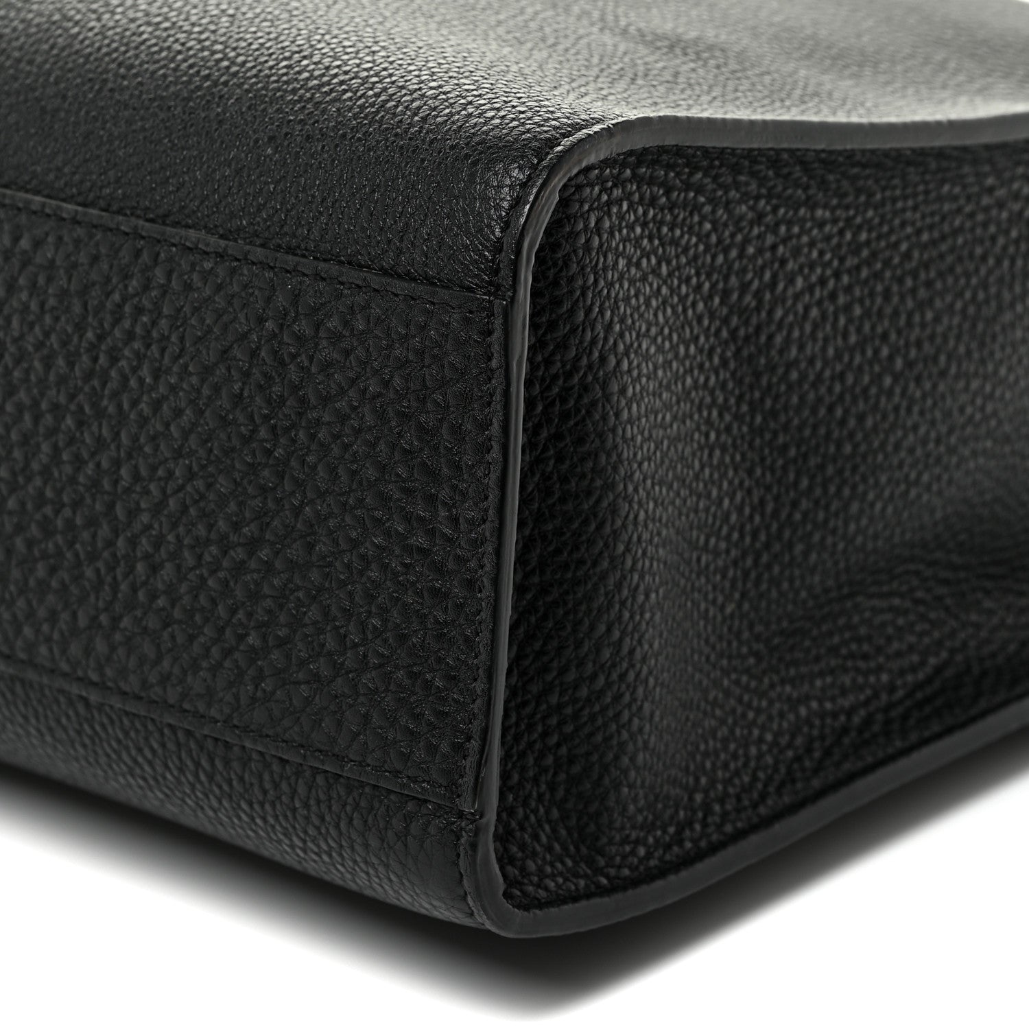 Fendi Cuoio Romano Peekaboo X-Lite Fit Black Giallo Fluo 5 of 9