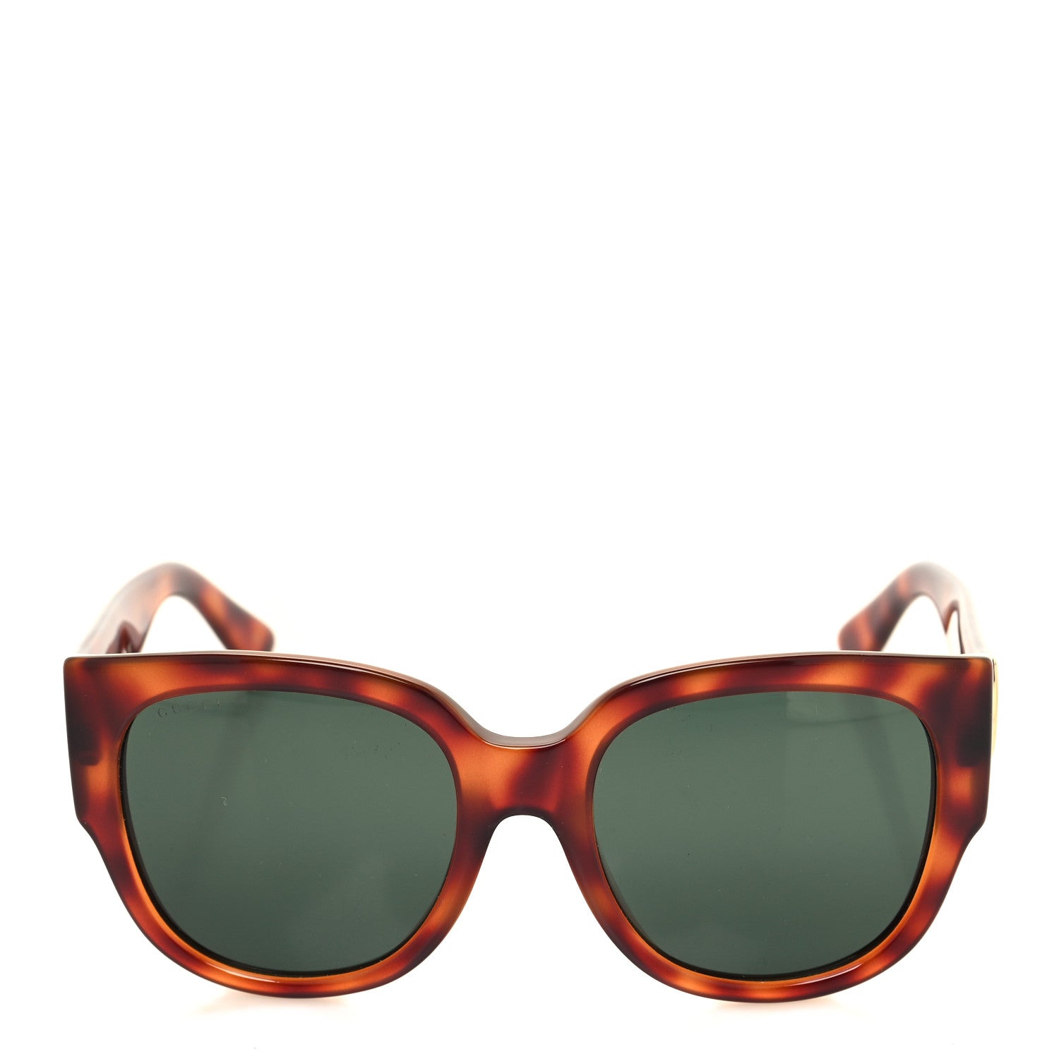 Gucci Acetate Square Frame Sunglasses GG0142SA Tortoise 2 of 8