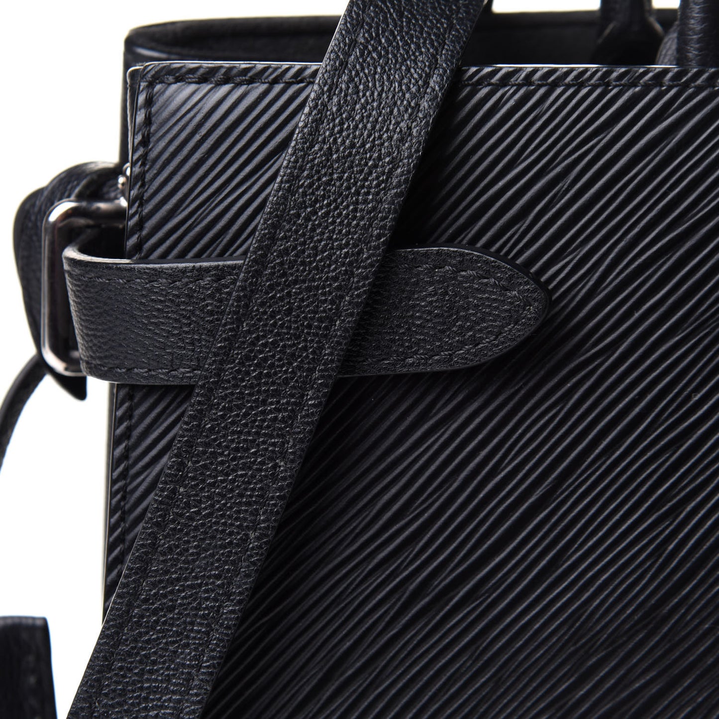 Epi Twist Tote Black