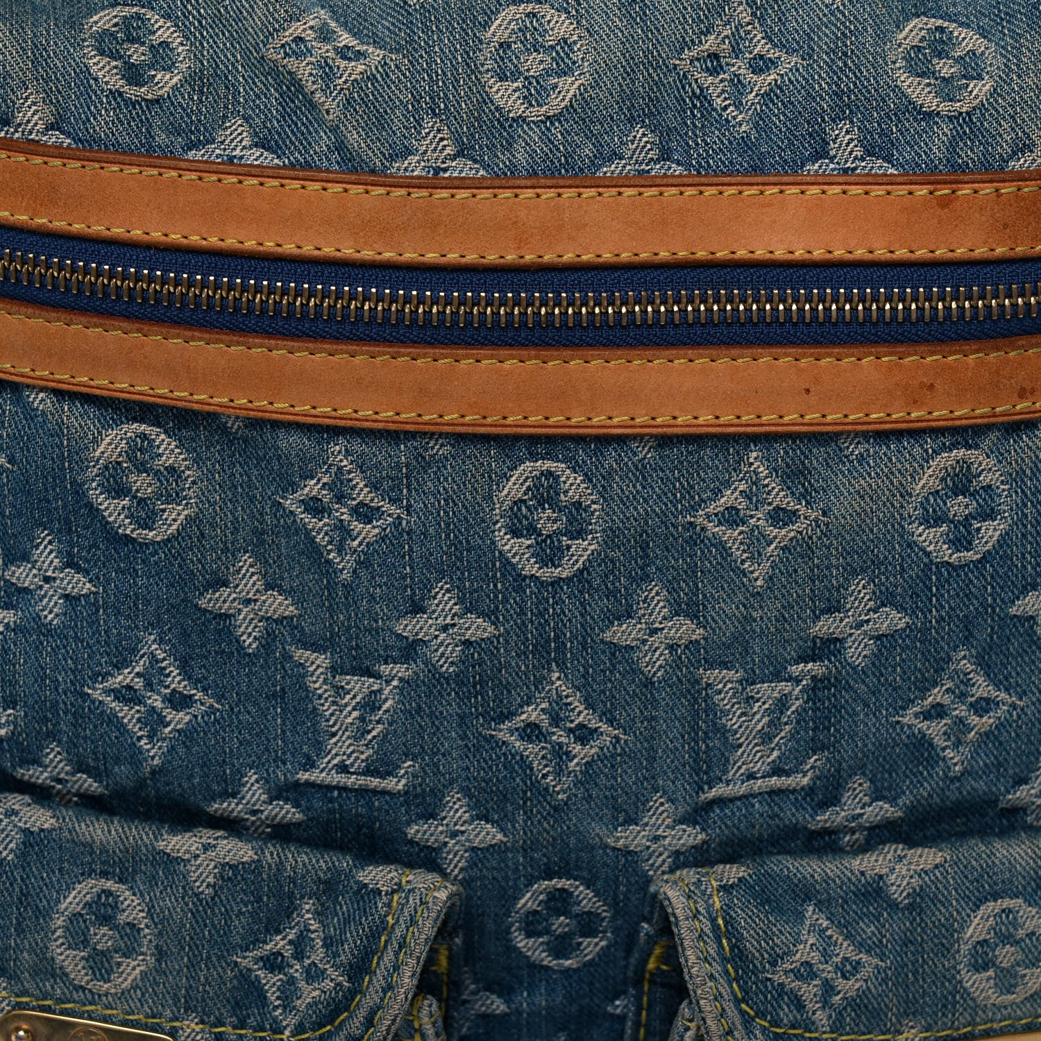 Louis Vuitton Denim Baggy GM Blue 7 of 13