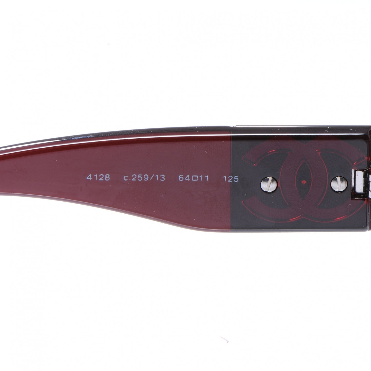 Aviator Sunglasses 4128 Burgundy