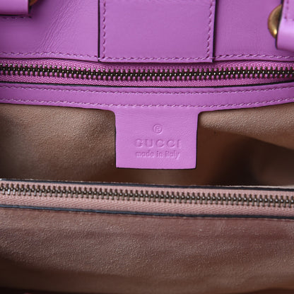 Gucci Calfskin Matelasse Small GG Marmont Tote Candy Mousse 6 of 9