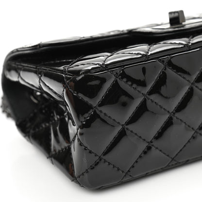 Chanel Patent Calfskin Quilted 2.55 Reissue Mini Flap So Black 10 of 12
