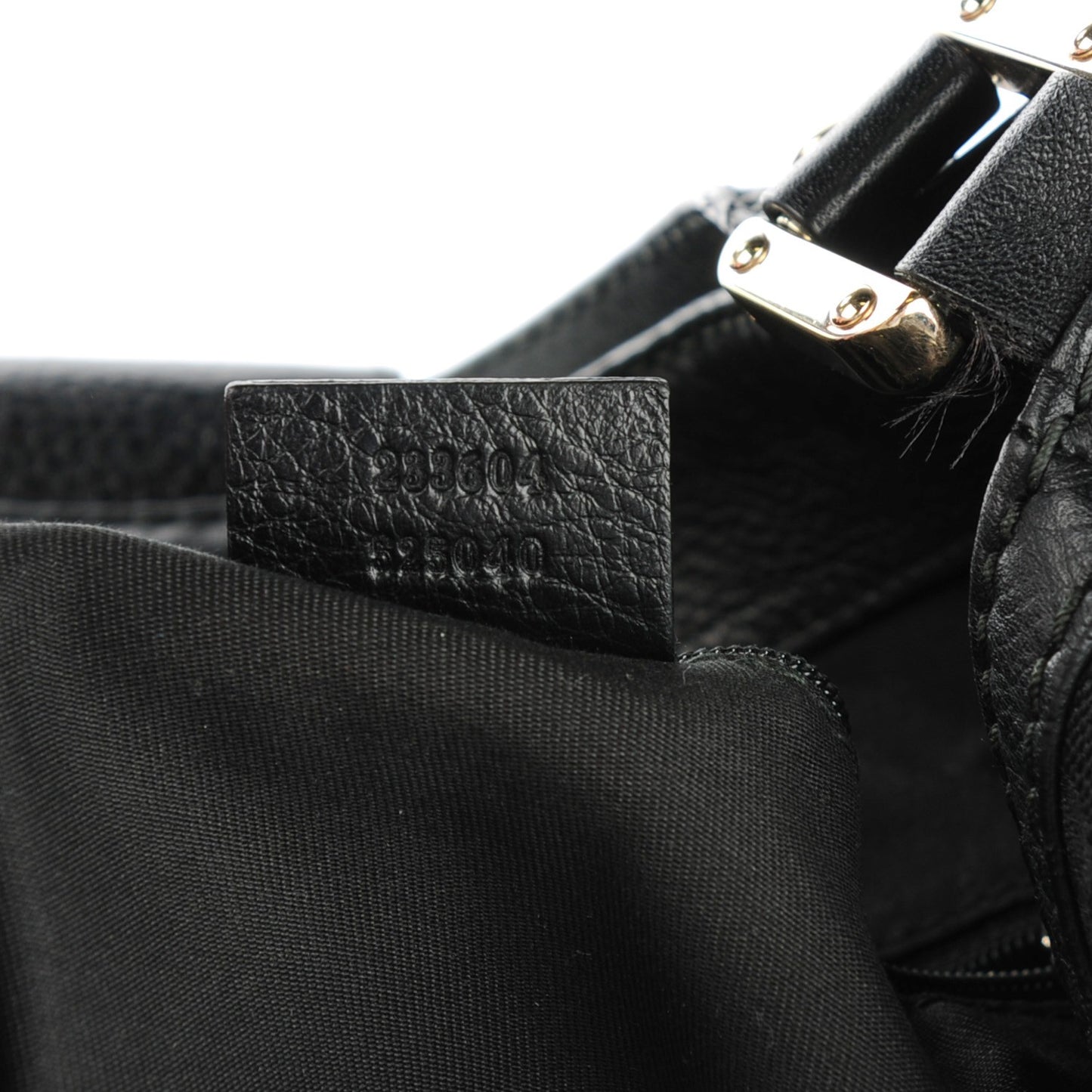 Monogram Large New Ladies Web Hobo Black